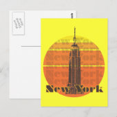 New York City Briefkaart (Voorkant / Achterkant)