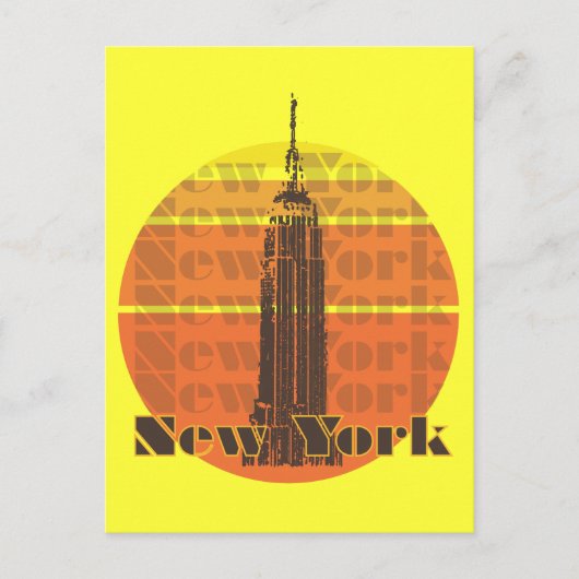 New York City Briefkaart (Voorkant)