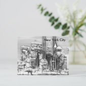 New York City Briefkaart (Staand voorkant)