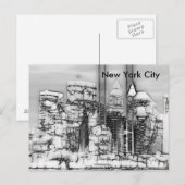 New York City Briefkaart (Voorkant / Achterkant)