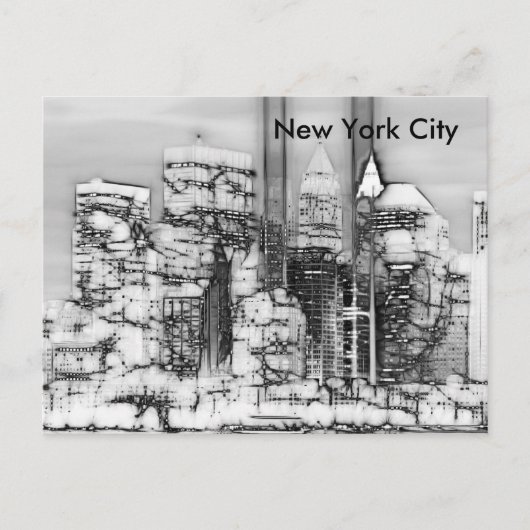 New York City Briefkaart (Voorkant)
