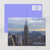 New York City Briefkaart (Voorkant / Achterkant)