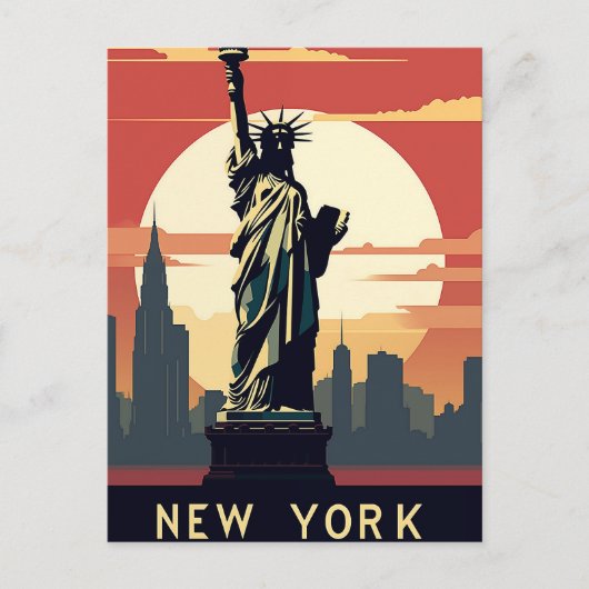 New York City Briefkaart (Voorkant)