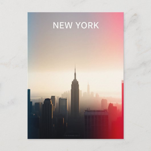 New York City Briefkaart (Voorkant)