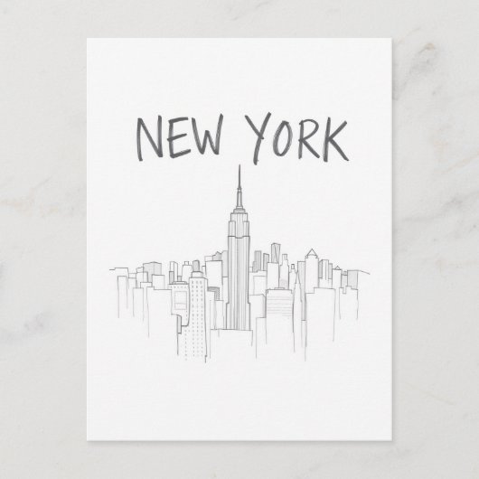 New York City Briefkaart (Voorkant)