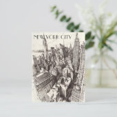 New York City Briefkaart (Staand voorkant)