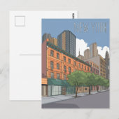 New York City Briefkaart (Voorkant / Achterkant)