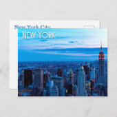 New York City Briefkaart (Voorkant / Achterkant)