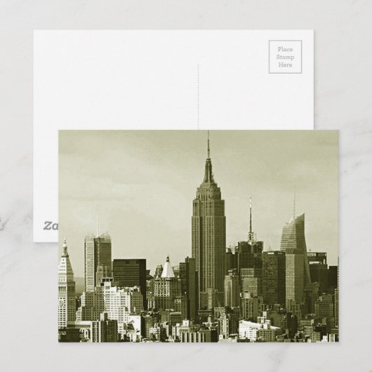 New York City Briefkaart (Voorkant / Achterkant)