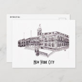 New York City Briefkaart (Voorkant / Achterkant)