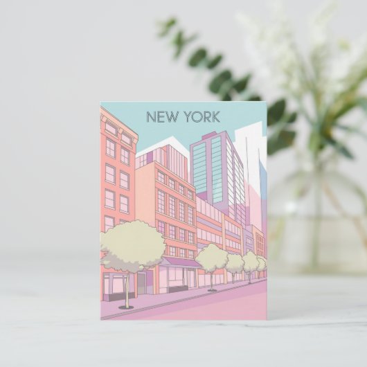 New York City Briefkaart (Staand voorkant)
