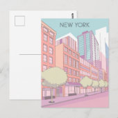New York City Briefkaart (Voorkant / Achterkant)