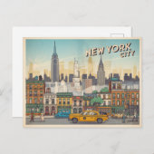 New York City Briefkaart (Voorkant / Achterkant)