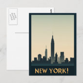 New York City Briefkaart (Voorkant / Achterkant)