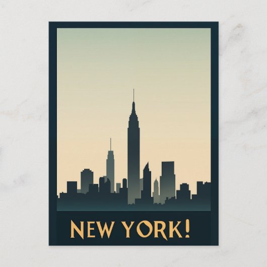 New York City Briefkaart (Voorkant)