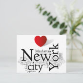 New York City Briefkaart (Staand voorkant)