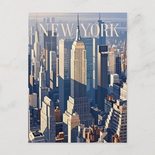 New York City Briefkaart (Voorkant)