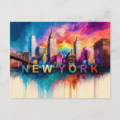 New York City Briefkaart (Voorkant)