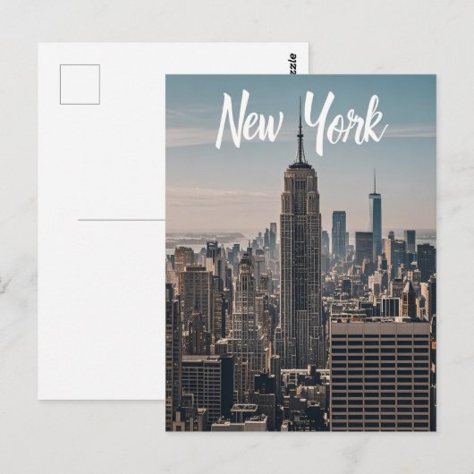 New York City Briefkaart (Voorkant / Achterkant)
