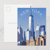 New York City Briefkaart (Voorkant / Achterkant)