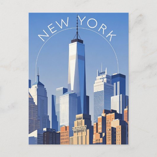 New York City Briefkaart (Voorkant)
