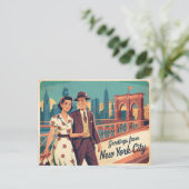 New York City Briefkaart (Staand voorkant)