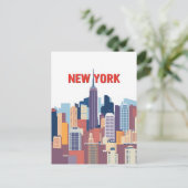 New York City Briefkaart (Staand voorkant)