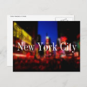 New York City Briefkaart (Voorkant / Achterkant)