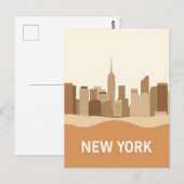 New York City Briefkaart (Voorkant / Achterkant)