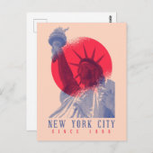 New York City Briefkaart (Voorkant / Achterkant)