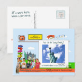 New York City Briefkaart (Voorkant / Achterkant)