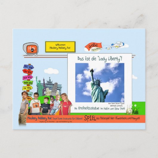 New York City Briefkaart (Voorkant)