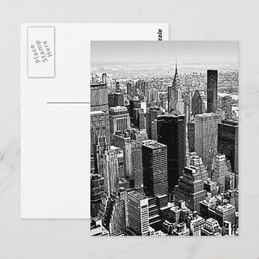 New York City Briefkaart (Voorkant / Achterkant)