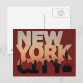 New York City Briefkaart (Voorkant / Achterkant)