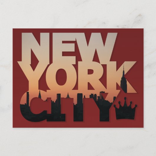 New York City Briefkaart (Voorkant)