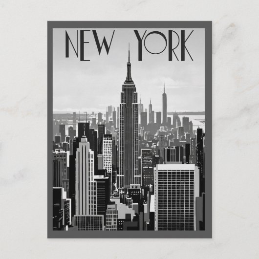 New York City Briefkaart (Voorkant)