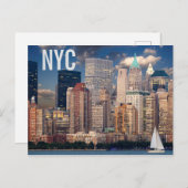New York City Briefkaart (Voorkant / Achterkant)
