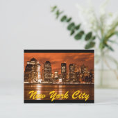 New York City Briefkaart (Staand voorkant)