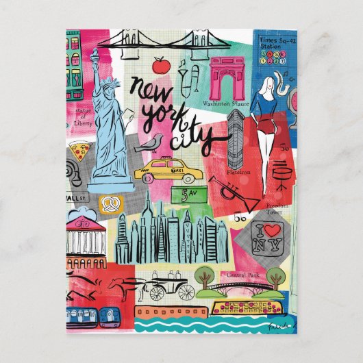 New York City Briefkaart (Voorkant)