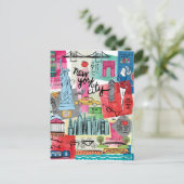 New York City Briefkaart (Staand voorkant)
