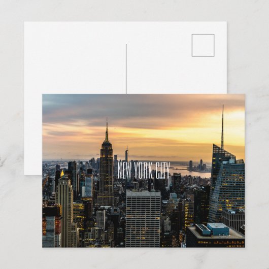 New York City Briefkaart (Voorkant / Achterkant)