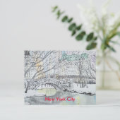 New York City Briefkaart (Staand voorkant)