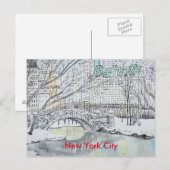New York City Briefkaart (Voorkant / Achterkant)