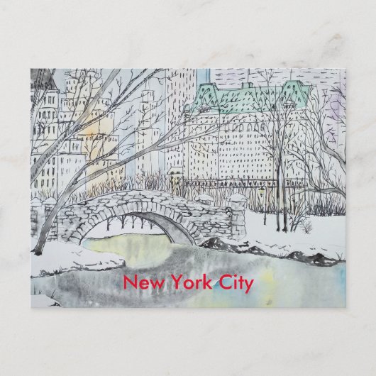 New York City Briefkaart (Voorkant)