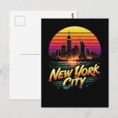 New York City Briefkaart (Voorkant / Achterkant)