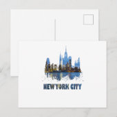 New York City Briefkaart (Voorkant / Achterkant)