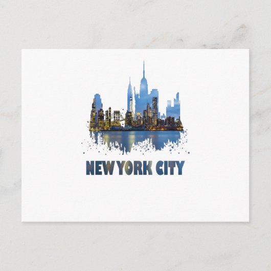 New York City Briefkaart (Voorkant)