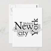 New York City Briefkaart (Voorkant / Achterkant)