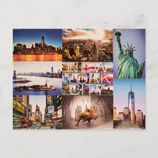 New York City Briefkaart (Voorkant)