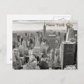 New York City Briefkaart (Voorkant / Achterkant)